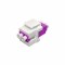 Модуль коммутационный типа Keystone 2LC/UPC MM 50/125, цвет белый