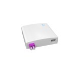 Настенная коробка, полный комплект, <nobr>1 розетка</nobr> 2LC/UPC, <nobr>MM 50/125</nobr> OM4, <nobr>2 порта,</nobr> ABC, 86&times;86&times;24 мм, <nobr>цвет белый</nobr>