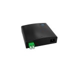 Настенная коробка, полный комплект, <nobr>1 розетка</nobr> 2LC/APC, SM 9/125 OS2, <nobr>2 порта,</nobr> ABC, 86&times;86&times;27 мм, цвет черный